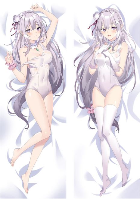 Rezero Starting Life In Another World Emilia Dakimakura 3D Pillow Japanese Anime Pillowcases 4431 Rezero Starting Life In Another World Emilia Dakimakura 3D Pillow Japanese Anime Pillowcases 4431