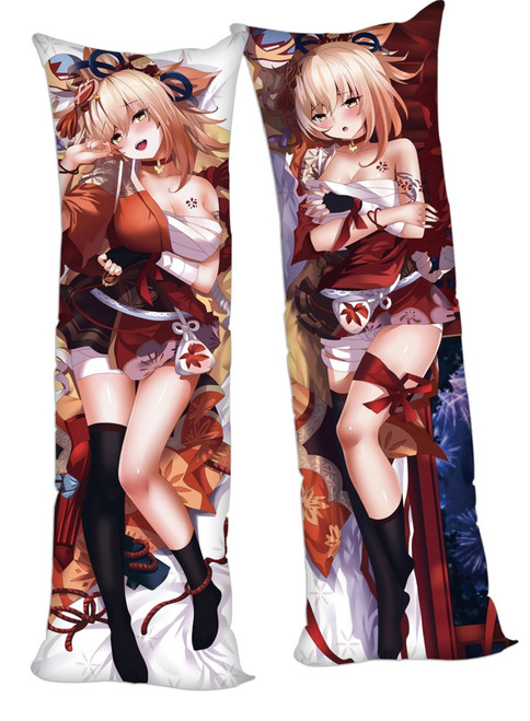 Genshin Impact Yoimiya Anime Dakimakura 3D Pillow Japanese Lover Pillow 4503