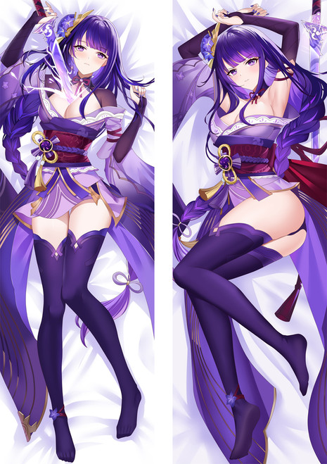 Genshin Impact Raiden Shogun Baal Anime Dakimakura 3D Pillow Japanese Lover Pillow 4592