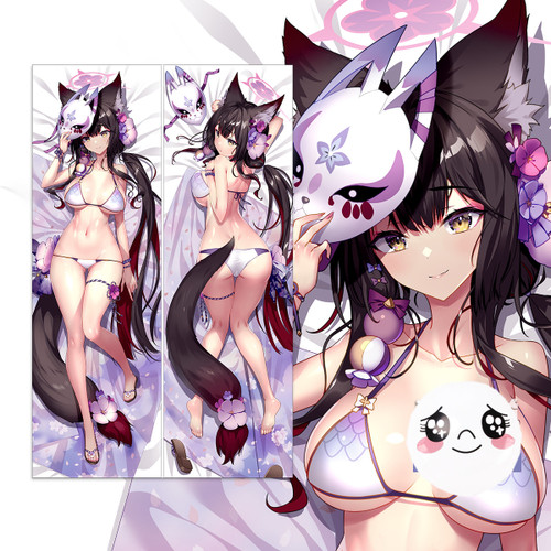 Blue Archive Kitsunozaka Wakamo Anime Body Dakimakura Japenese Love Pillow Cover 4877 Blue Archive Kitsunozaka Wakamo Anime Body Dakimakura Japenese Love Pillow Cover 4877