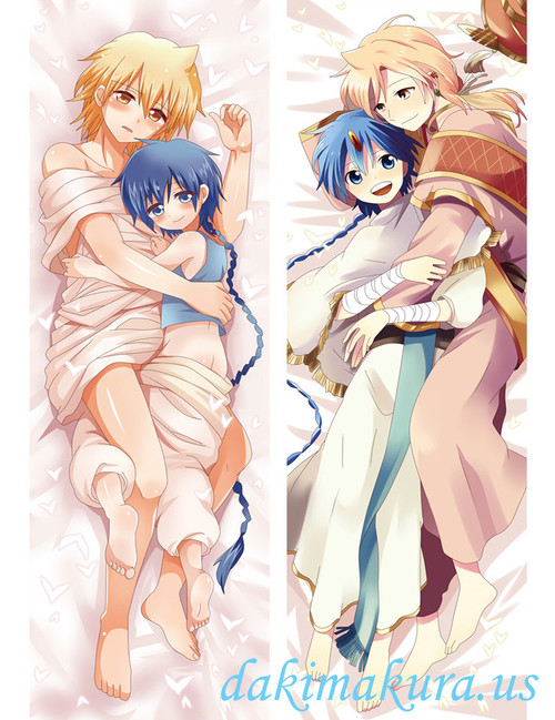 Alladin And Alibaba Saluja - Magi The Labyrinth Of Magic Male Japanese Anime Body Pillow Anime Hugging Pillow Case 425 Alladin And Alibaba Saluja - Magi The Labyrinth Of Magic Male Japanese Anime Body Pillow Anime Hugging Pillow Case 425