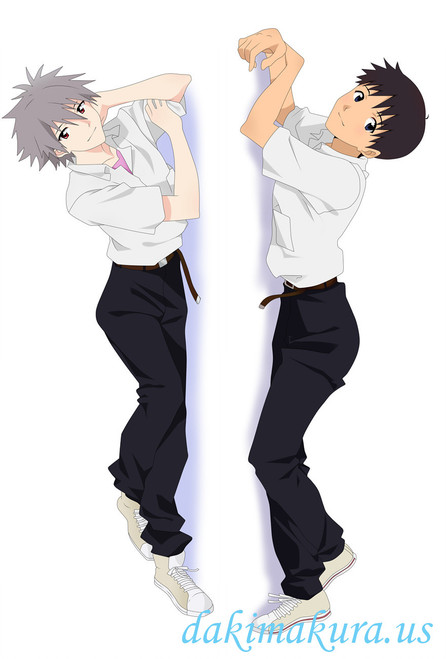 Evangelion Male Anime Dakimakura Japanese Hugging Body Pillow Cover 517