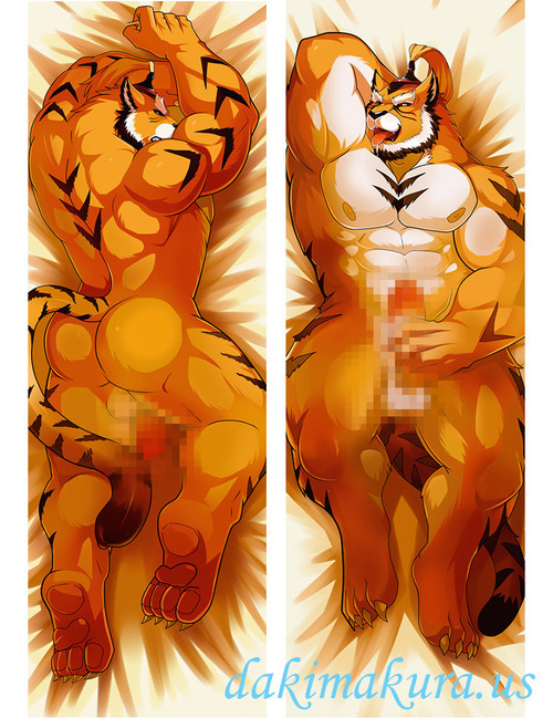Big Tiger Male Anime Dakimakura Japanese Hugging Body Pillow Covers 539 Big Tiger Male Anime Dakimakura Japanese Hugging Body Pillow Covers 539