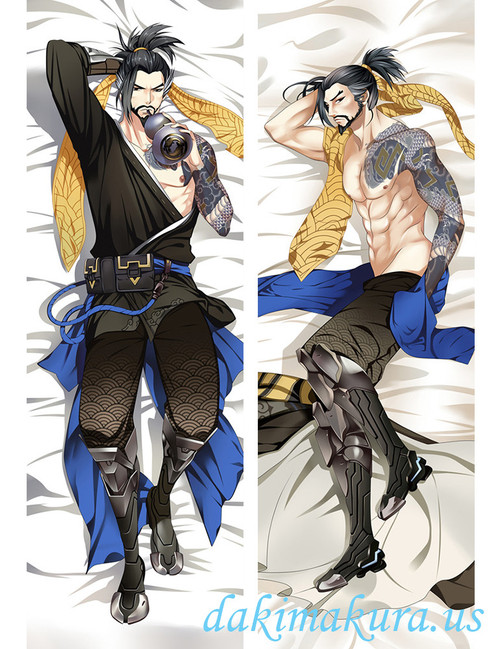 Hanzo - Overwatch Male Anime Dakimakura Store Hugging Body Pillow Cover 546