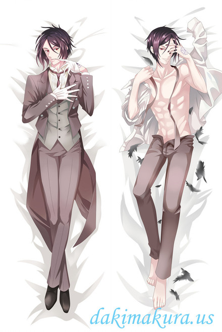 Sebastian Michaelis - Kuroshitsuji Black Butler Male Anime Dakimakura Japanese Hugging Body Pillow Cover 571 Sebastian Michaelis - Kuroshitsuji Black Butler Male Anime Dakimakura Japanese Hugging Body Pillow Cover 571