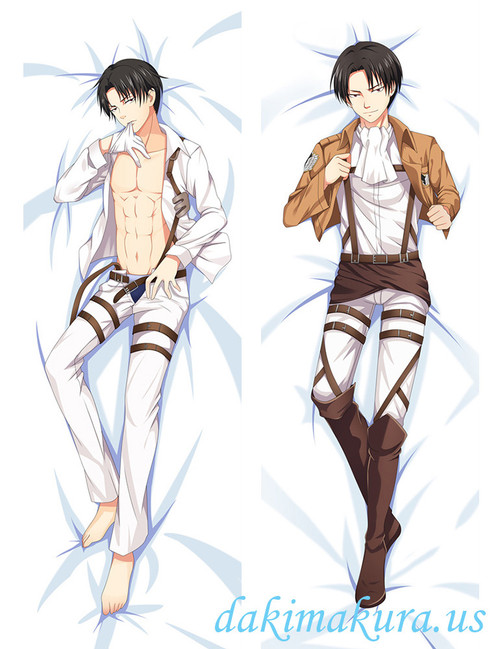 Levi Ackerman - Attack On Titan Male Anime Dakimakura Japanese Hugging Body Pillowcases 596 Levi Ackerman - Attack On Titan Male Anime Dakimakura Japanese Hugging Body Pillowcases 596
