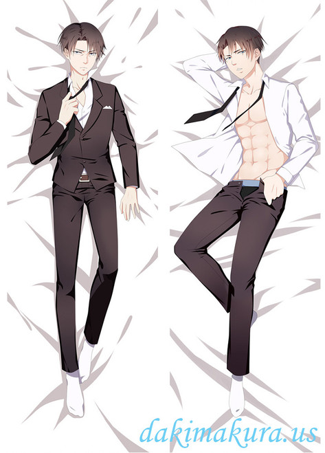 Levi Ackerman - Attack On Titan Male Anime Dakimakura Japanese Hugging Body Pillow Cover 598 Levi Ackerman - Attack On Titan Male Anime Dakimakura Japanese Hugging Body Pillow Cover 598
