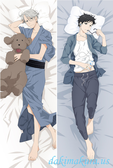 Viktor Nikiforov And Yuri Katsuki - Yuri On Ice Male Anime Dakimakura Japanese Hugging Body Pillow Covers 608