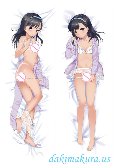 Cute Black Hair Anime Dakimakura Japanese Hugging Body Pillow Cover 773