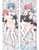 Rem And Ram - Re Zero Anime Dakimakura Japanese Hugging Body Pillow Cover 1057