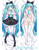 Hatsune Miku - Vocaloid Full Body Pillow Anime Waifu Japanese Anime Pillow Case 361