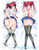 Adorable Red Hair Anime Girl Anime Dakimakura Japanese Hugging Body Pillow Cover 842