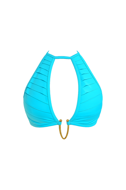 Designer Fluted Bikini Top