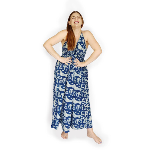 Indigo Bird Sun Dress