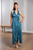 Plunge Twist Halter Gown in Silk Charmeuse