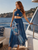 Blue Bird Convertible Wrap Skirt Dress