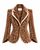 Tailored Fawn Velvet Jacket