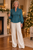 Tailored Silk Peplum Blouse