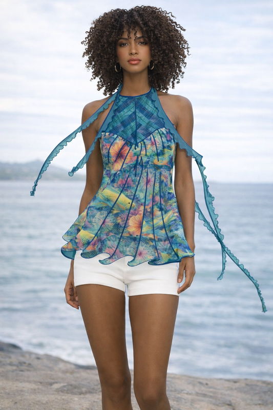 Elysian Eel Ocean Blouse