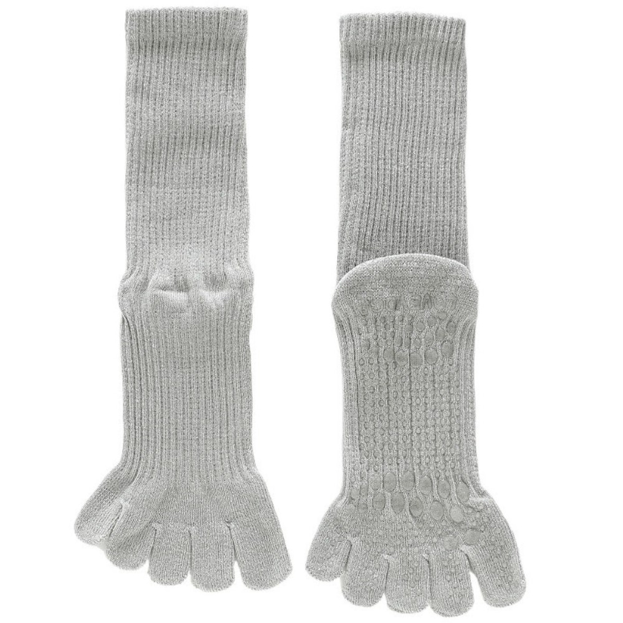 Long Sleeve Yoga Toe Socks for Women Anti-Skid Five Finger Socks