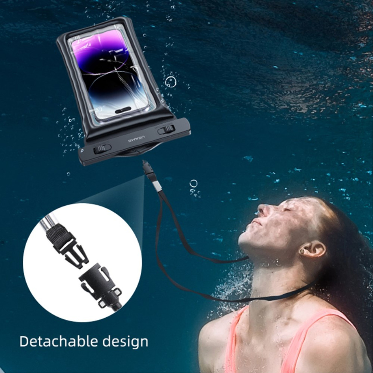 🔥3D Waterproof Phone Case IPX8 Shockproof Phone Pouch Dry Bag