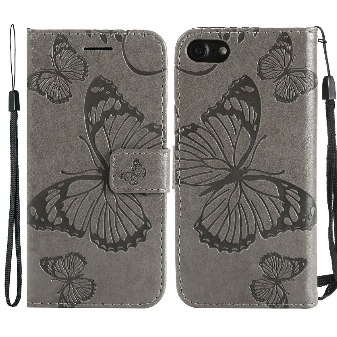 KT Imprinting Flower Series-2 Butterfly Pattern Imprinting Leather