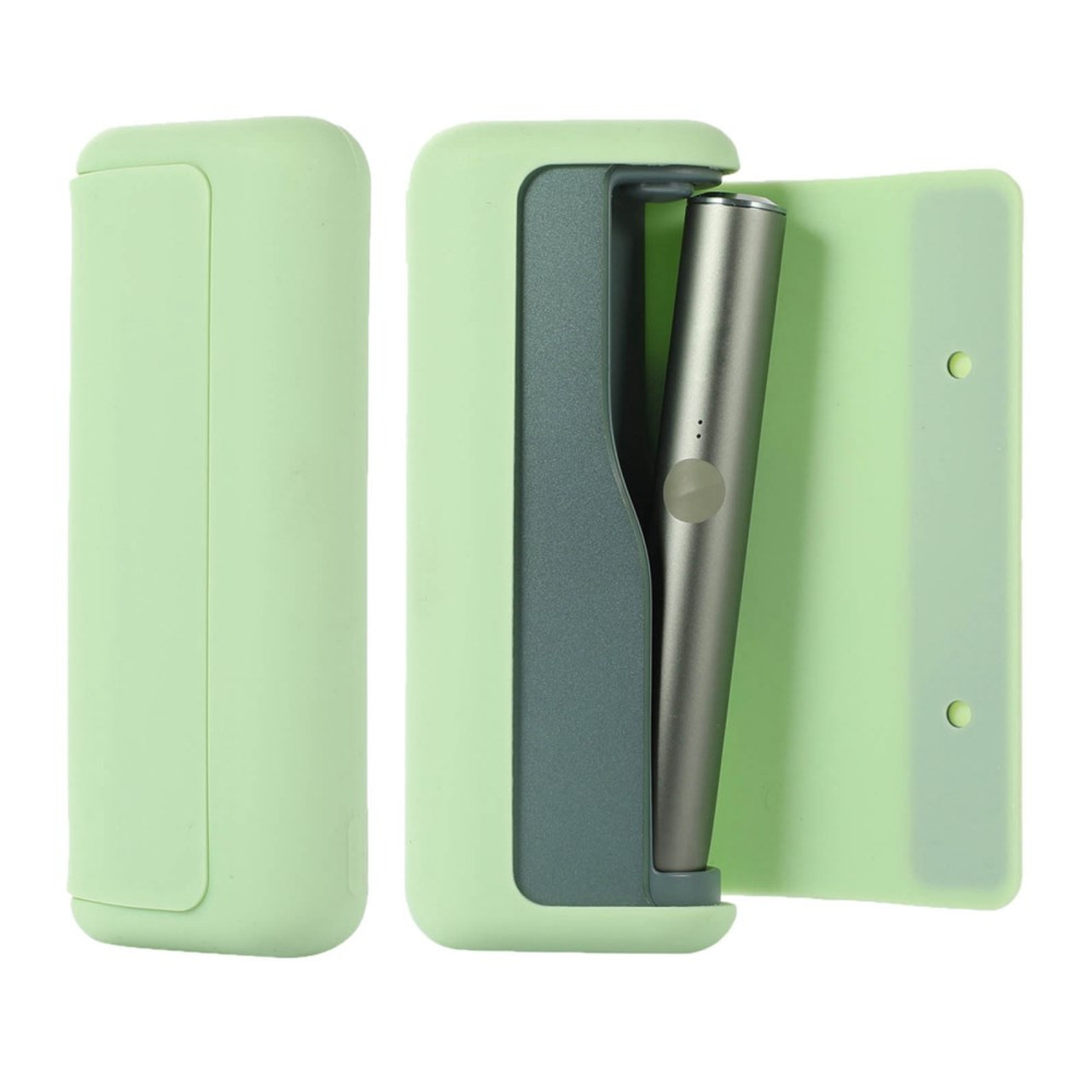 For IQOS ILUMA Prime E-cigarette Anti-scratch Protective Cover Silicone  Storage Case - Green - Snatcher