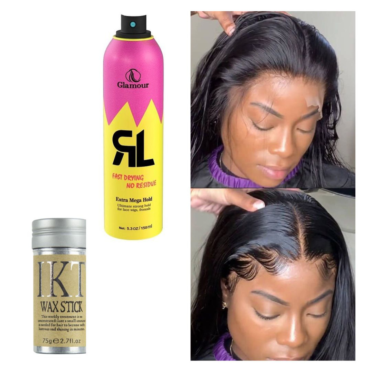 Brazilian Wigs Kit- Hot Comb, Glamour Spray, Wax Stick & Glue Remover, Shop Today. Get it Tomorrow!