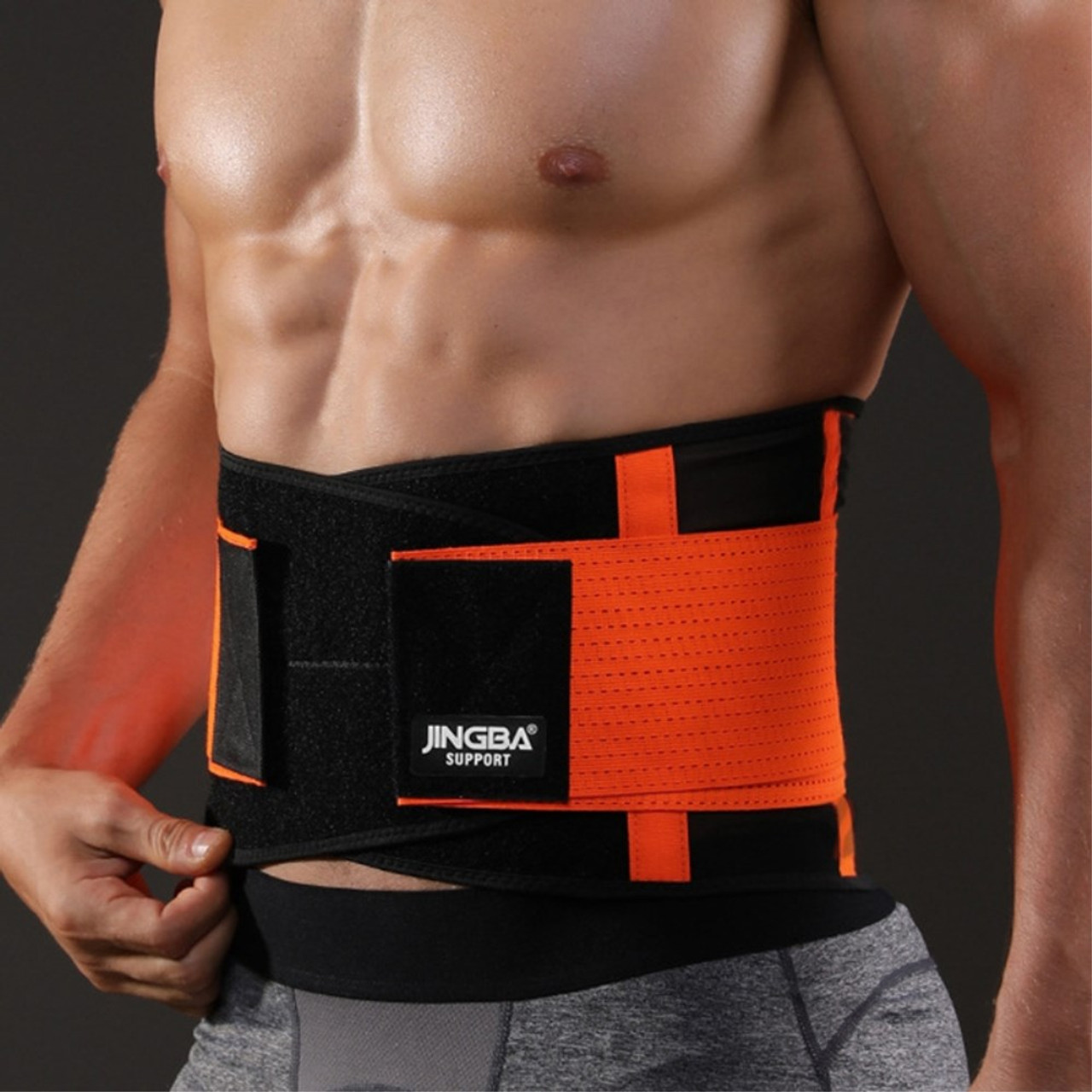 Men's Abdomen Belt Waist Trimmer Lumbar Back Support Belt Waist C