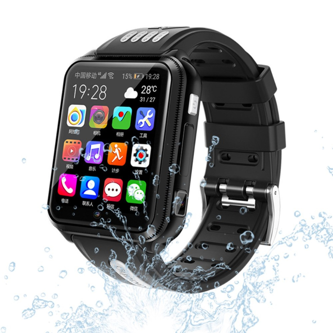 H1 4G Network Smart Watch Waterproof HD 200 Pixels Dual Cameras