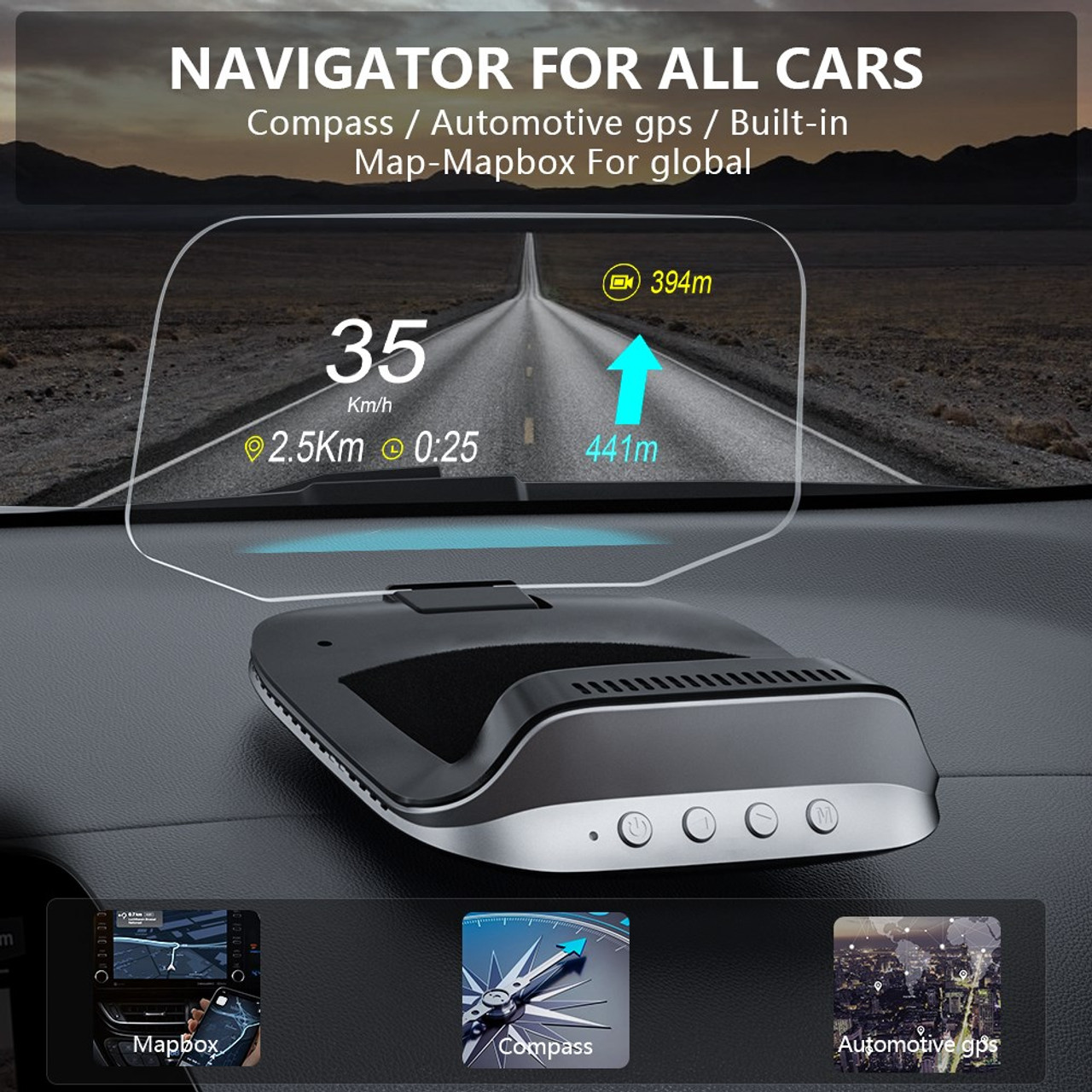 GPS Speedometer: HUD Display für Android - Download