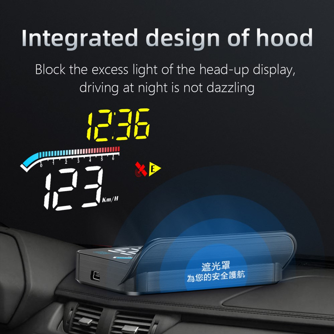 G100 Car HD GPS Head-Up Display HUD System