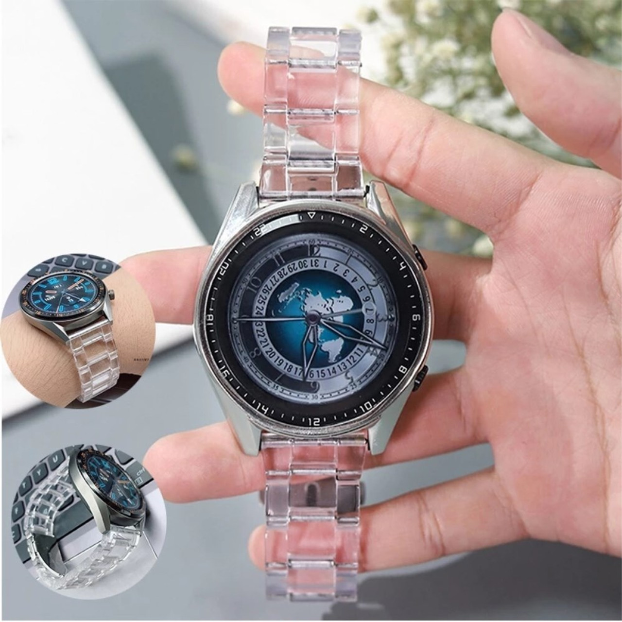 Transparent Band for Samsung Galaxy Watch 4/Classic/46mm/42mm/40mm