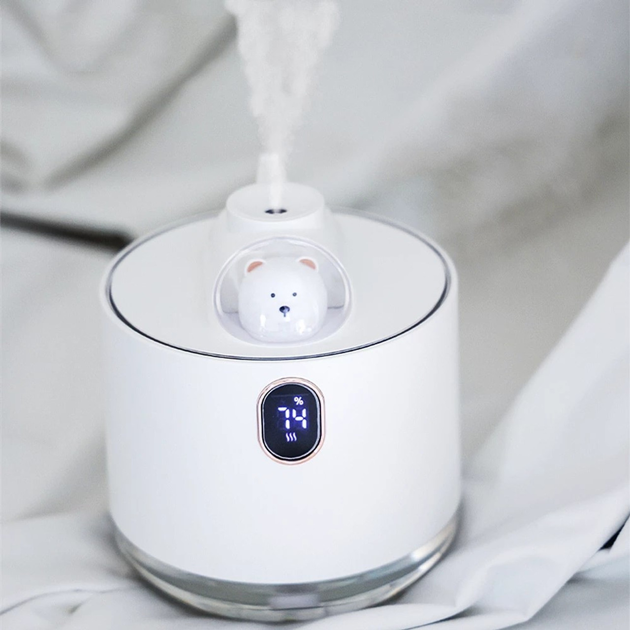 DQ702 Air Humidifier Simulation Candlelight Aromatherapy Essential