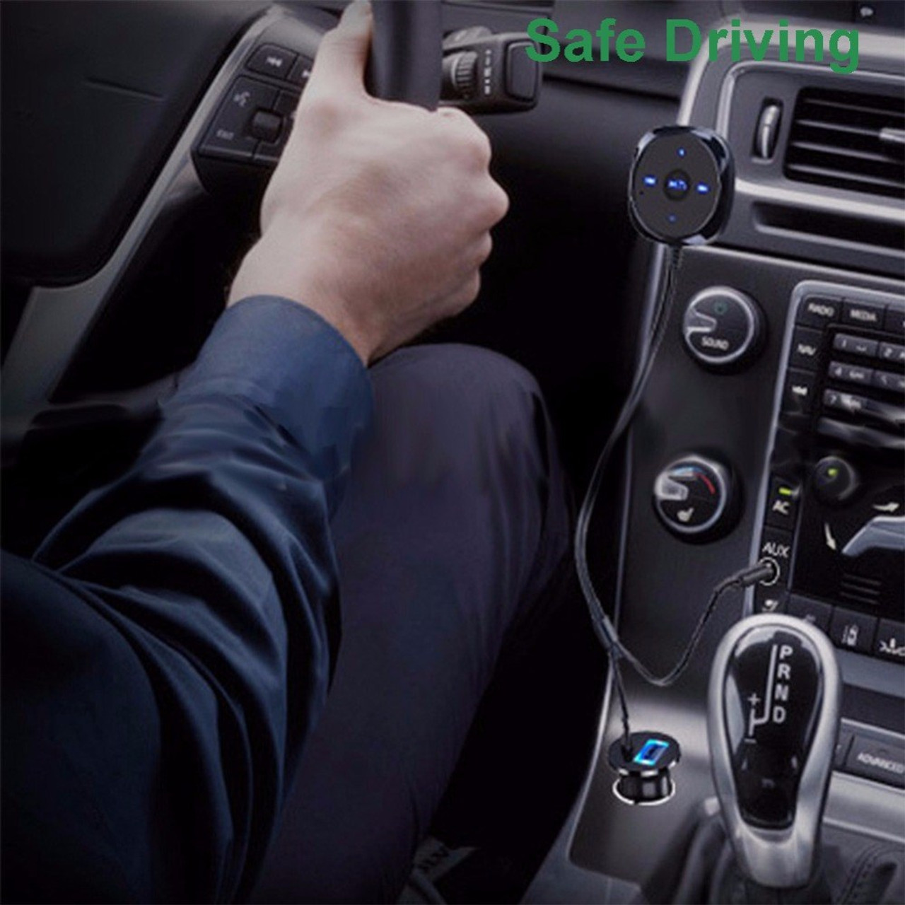 BC20 Bluetooth Car Kit Bluetooth Car Receiver3.5mm Audio Receiver Car  Handsfree MP3 - Snatcher