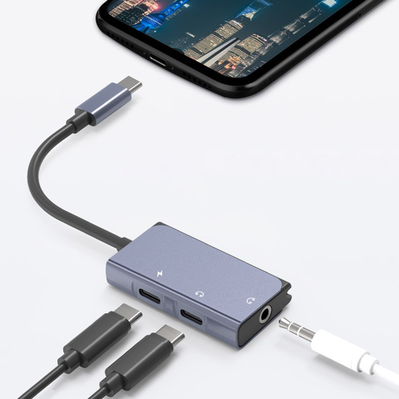 Enkay ENK-AT106 USB-C / 3.5mm AUX & Type-C Adapter