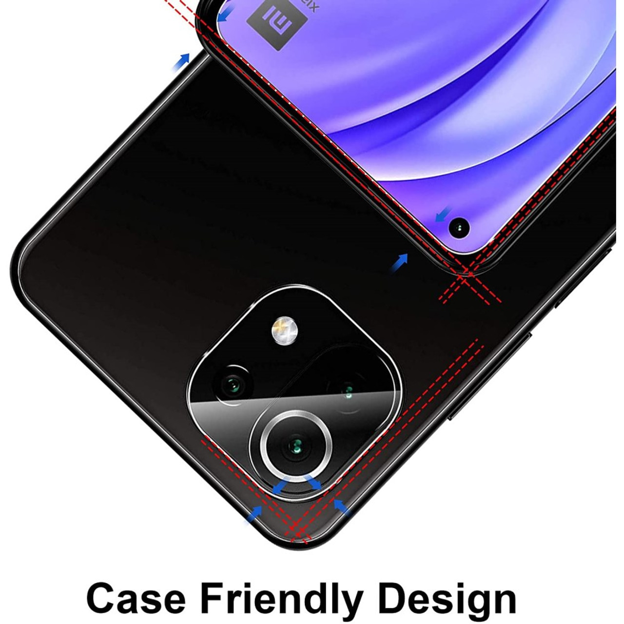 Xiaomi 11 Lite 5G NE/Mi 11 Lite 4G/5G Transparent Silky IMAK Case