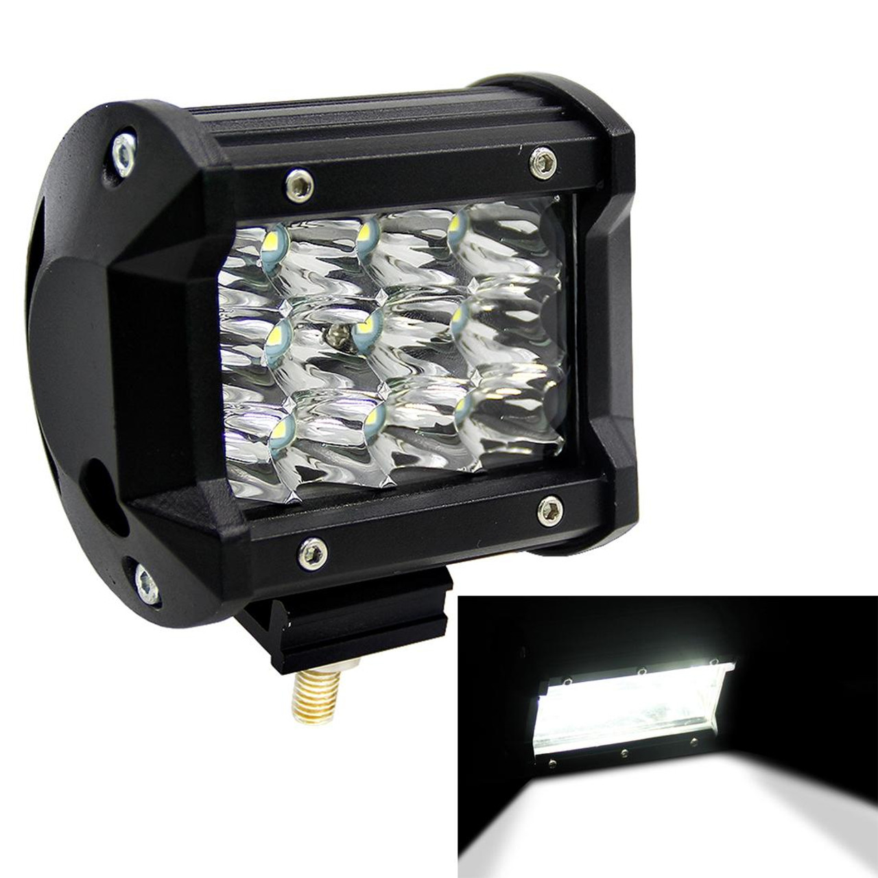 4 inch Three Rows Led Light Bar Modified Off-road Lights Roof
