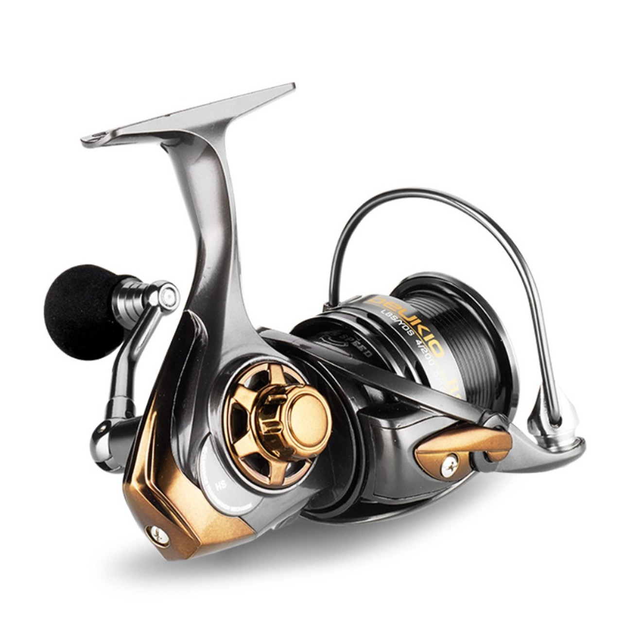 DEUKIO HS5000 6.7:1 5+1BB Spinning Fishing Reel Shallow Spool - Snatcher