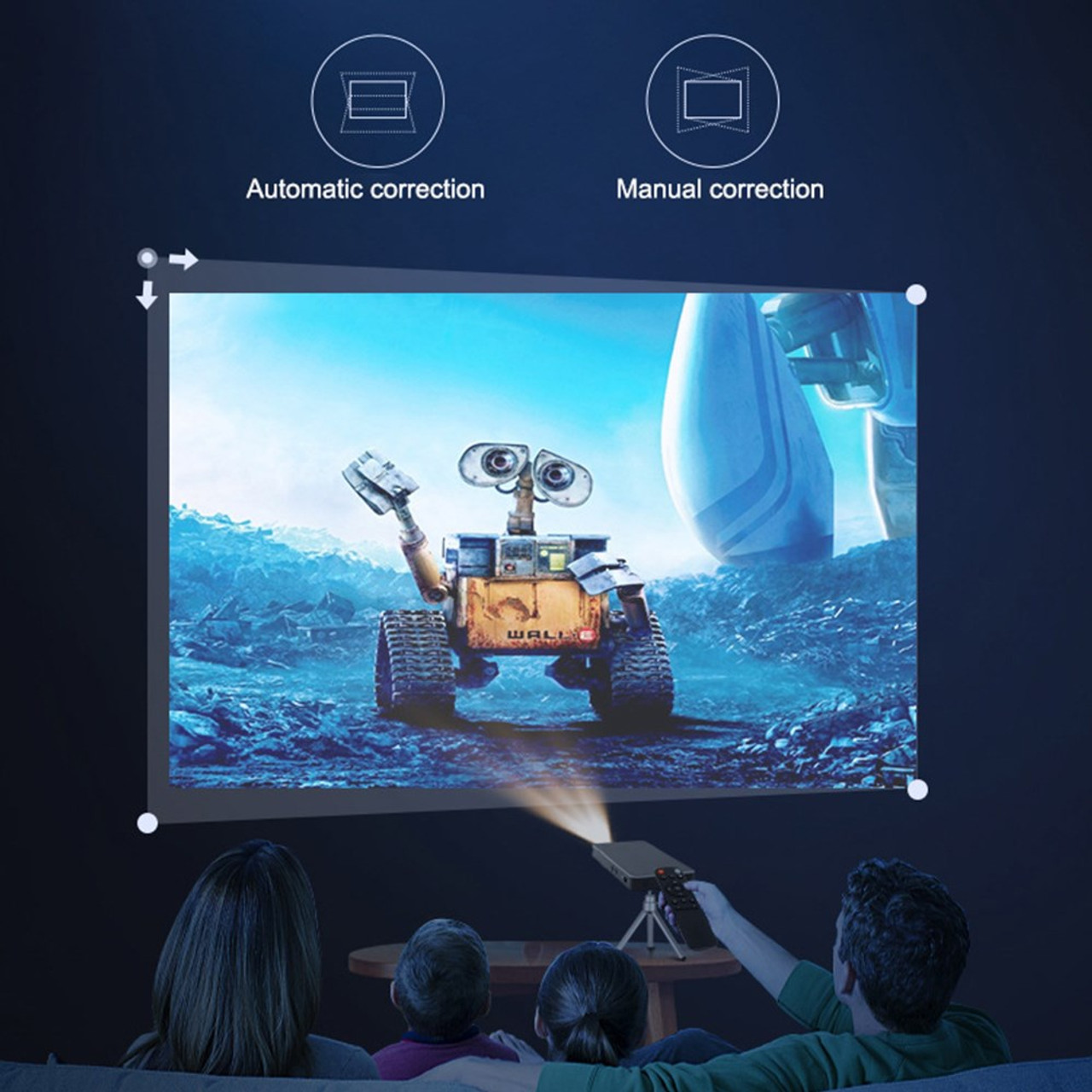 Shopping D063 480p Type-c-projektor Screenless TV Touch Android