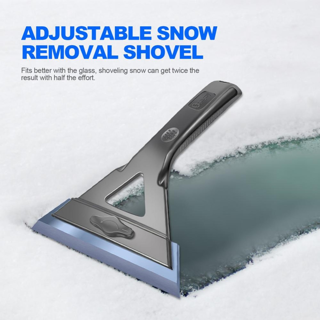 SEBTER SBT-4107 Car Windshield Soft Snow Removal Shovel Adjustable Glass Window Ice Scraper