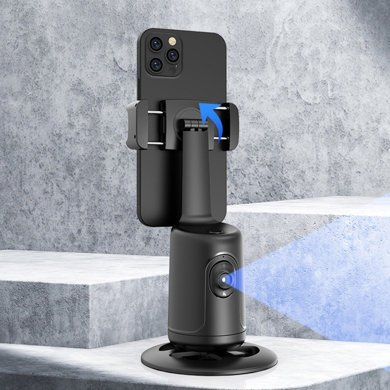 360 Rotation Auto Face Tracking AI Camera Phone Holder – Dr. Video