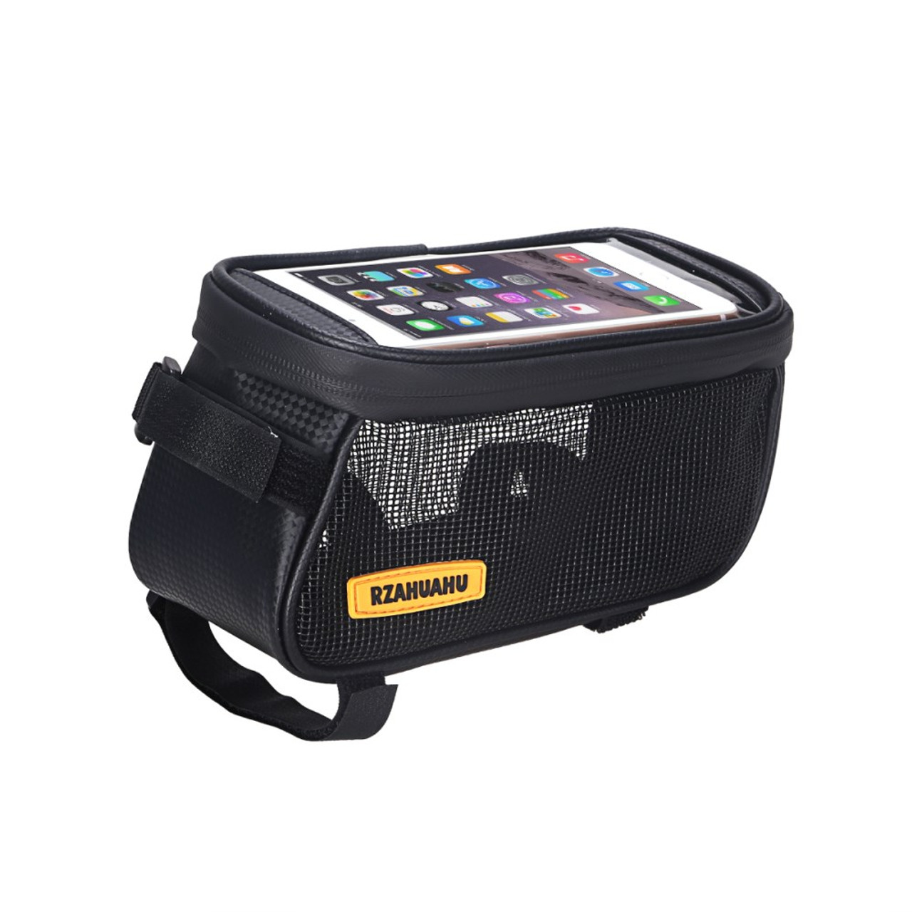 Bike Front Tube Breathable Mesh Speaker Bag Bicycle Cycling 7-inch