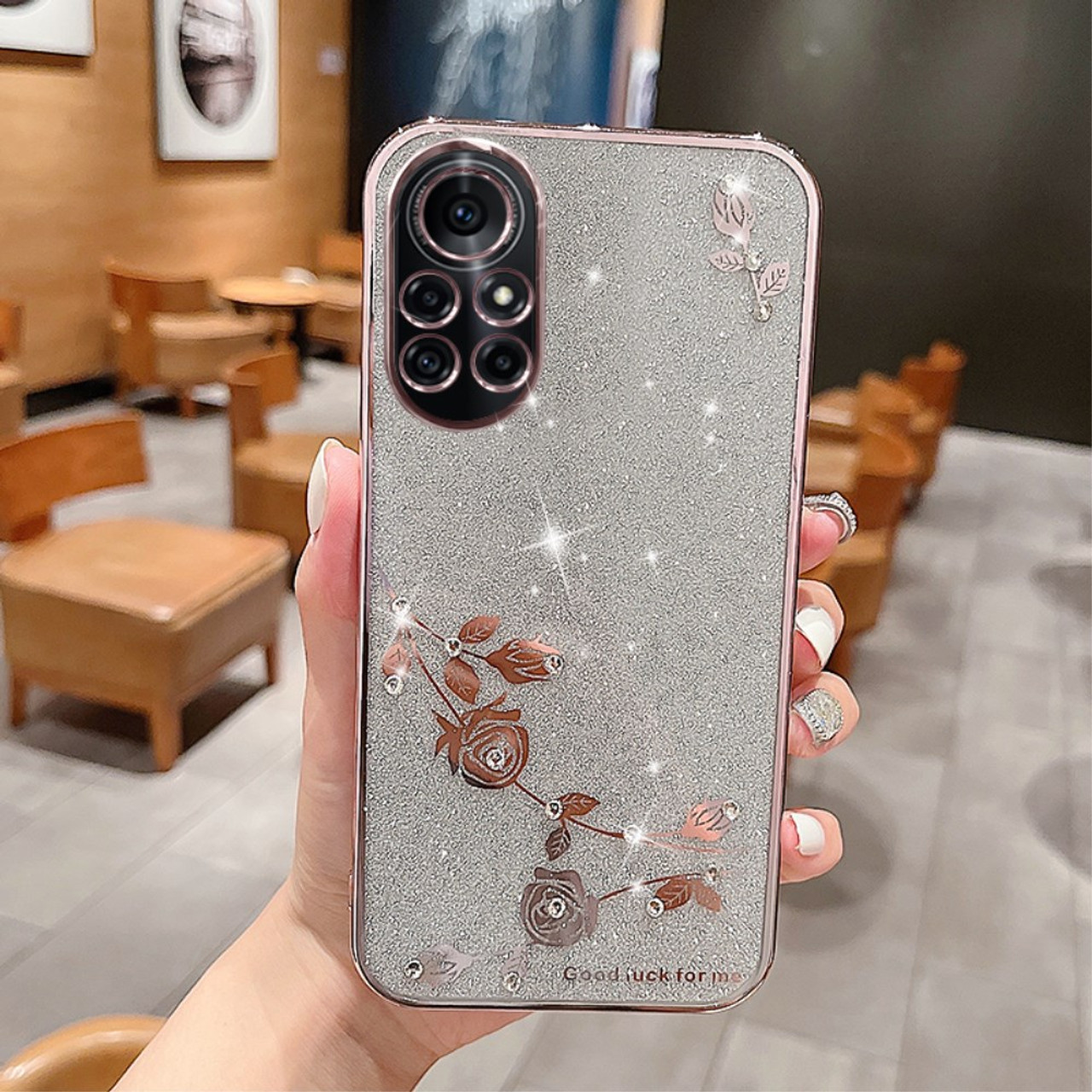 TPU Back Case for iPhone 13 Mini Daisy Pattern Glossy Soft Case