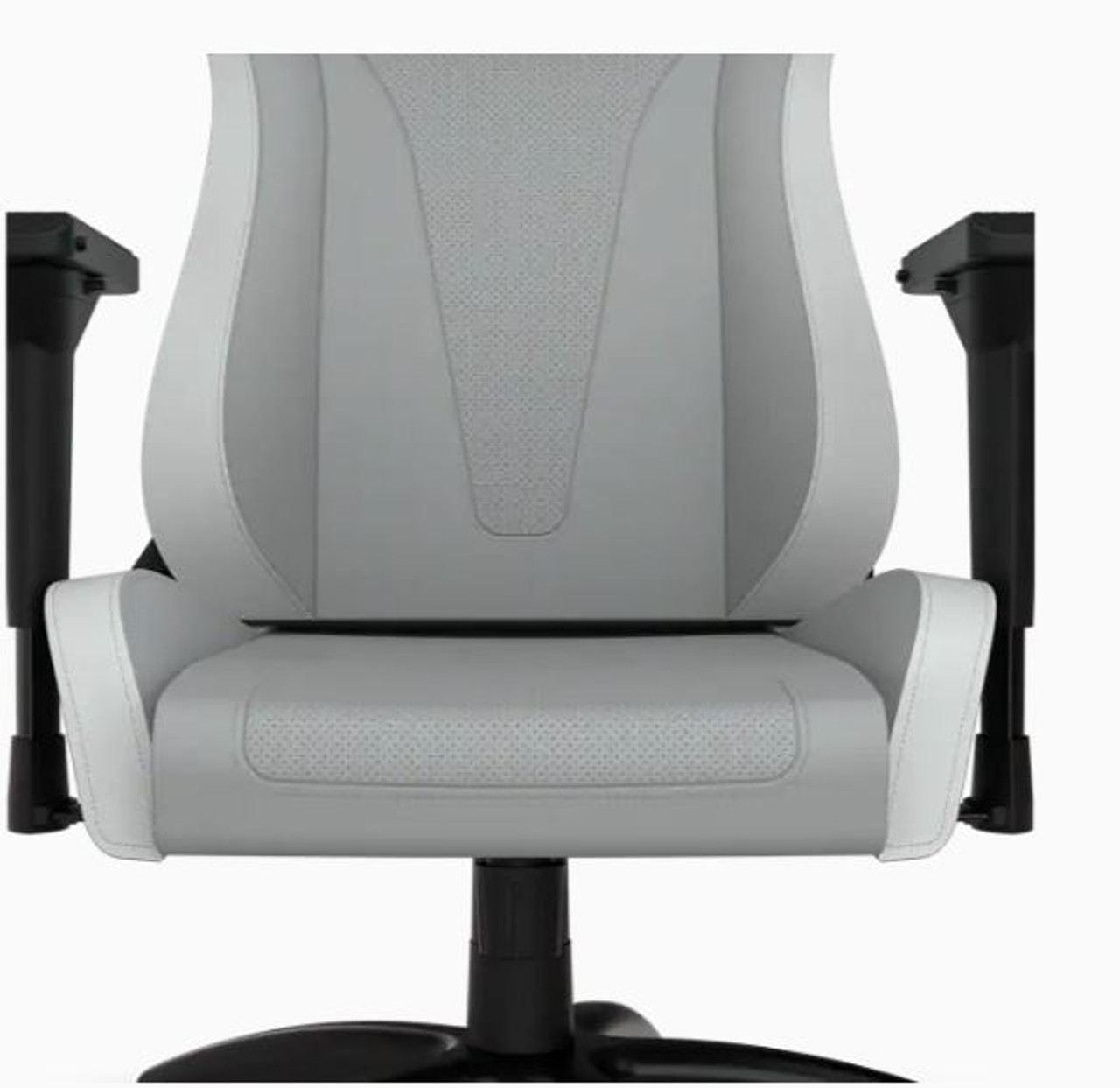 CORSAIR TC200 Leatherette Gaming Chair; Standard Fit; Light Grey/White -  Snatcher