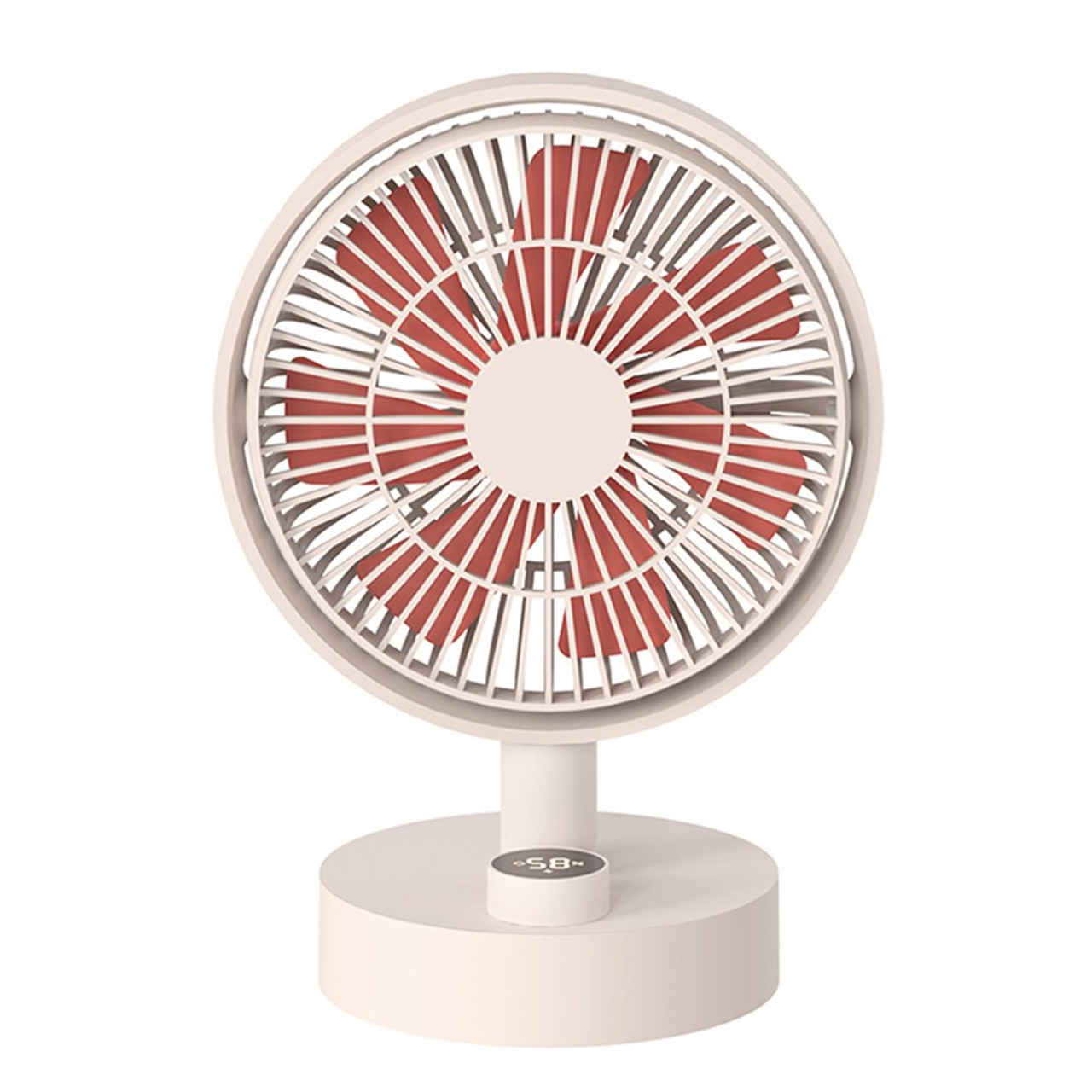XIAOMI YOUPIN SOTHING S2 DSHJ-S-2102 Portable Rotating Desktop Fan  Adjustable Rechargeable Low Noise Mini Fan for Office/Home - Apricot -  Snatcher