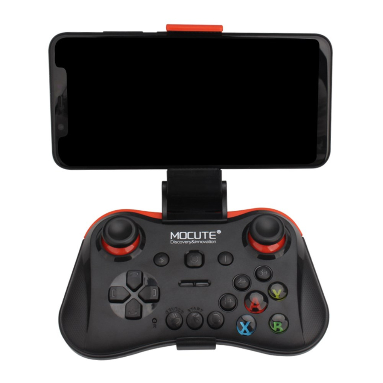 MOCUTE 056 Bluetooth Wireless Game Handle Android Joystick VR Joypad Mobile Controller for PUBG Smartphone TV Box + Support - Snatcher