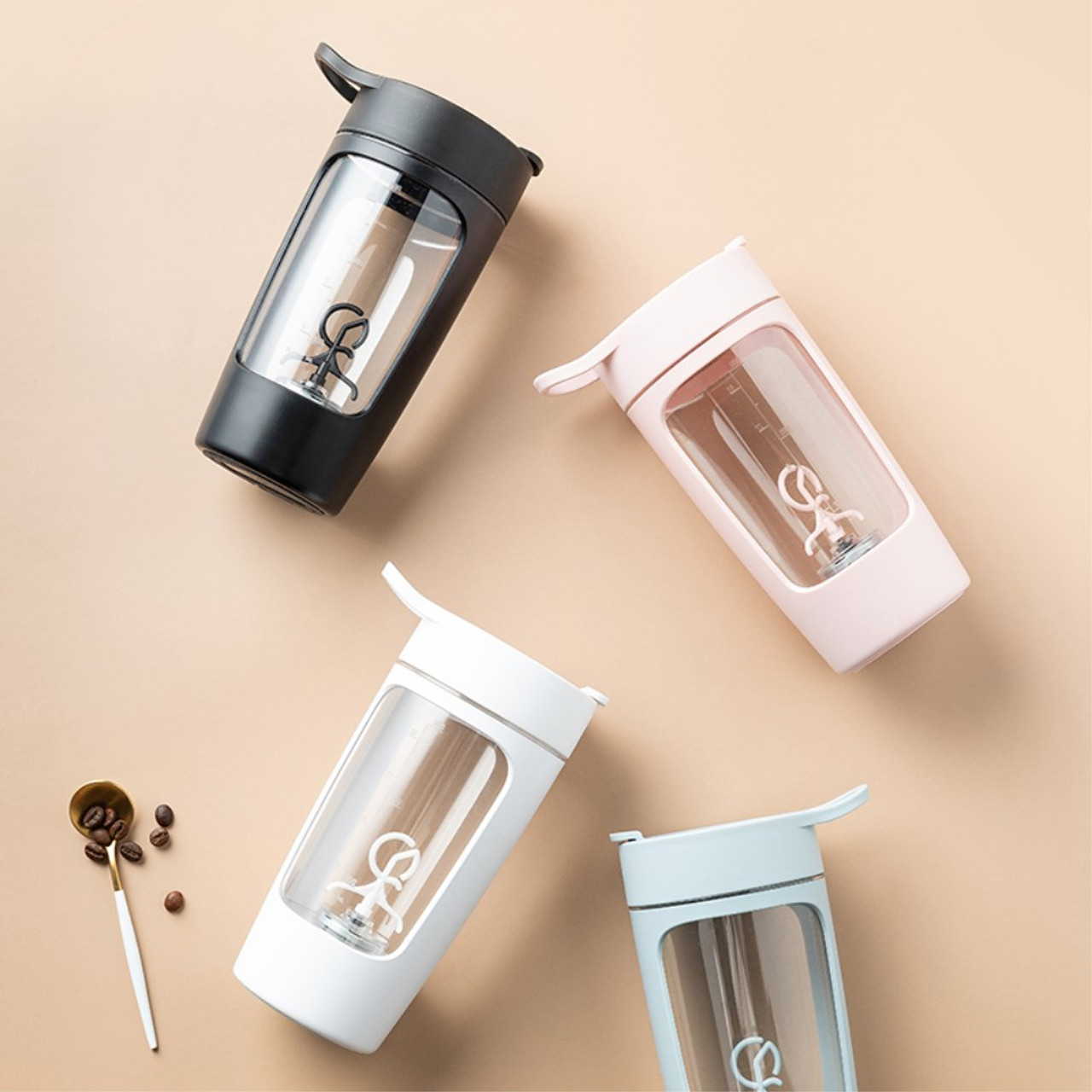 Electric Protein Shake Stirrer USB Shake Bottle Milk Coffee