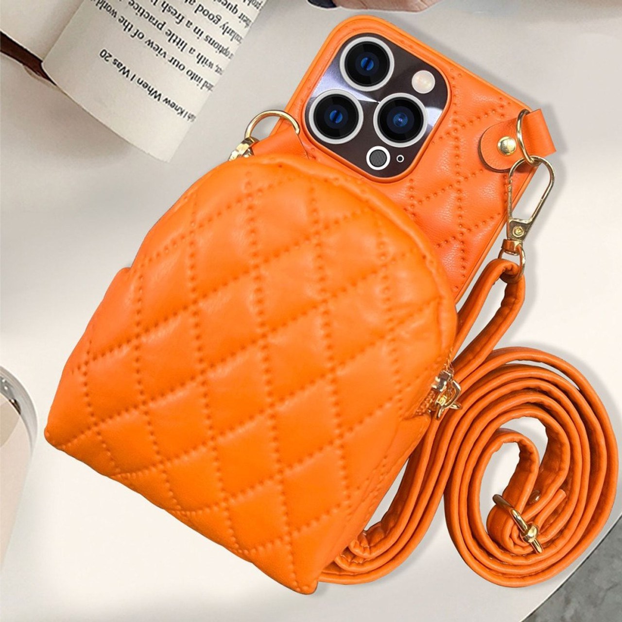 Luxury Zipper Purse Flip Case Card Slots Wallet Leather Cover Phone Bags  for iPhone 14 13 12 11 Pro XS Max XR X 8 7 Plus SE for Samsung Galaxy S23  S22