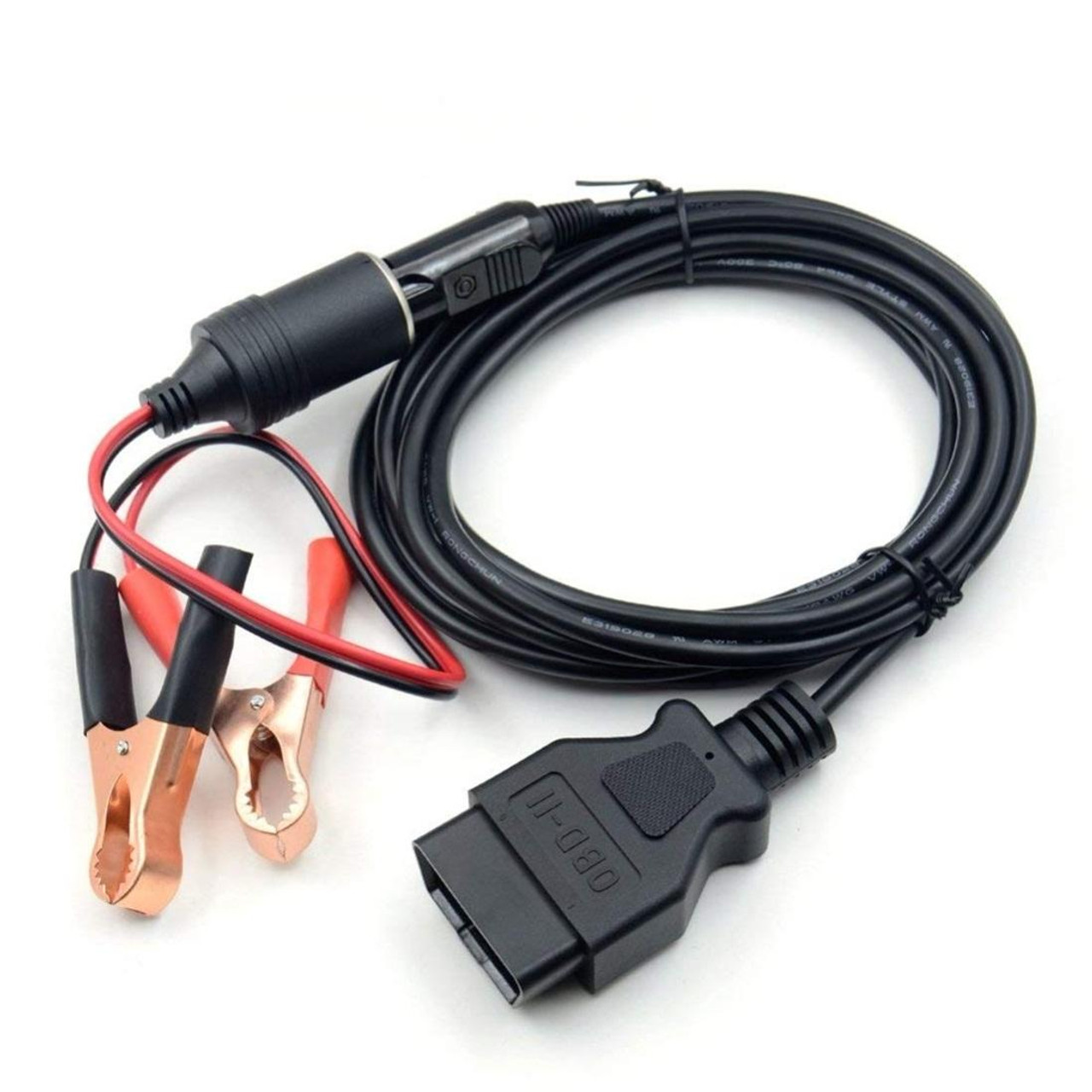 OBD II Car ECU Emergency Power Supply Cable Memory Saver with